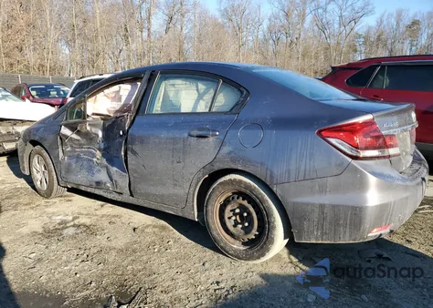 2014 Honda Civic Lx from USA, damaged, VIN 19XFB2F58EE245842